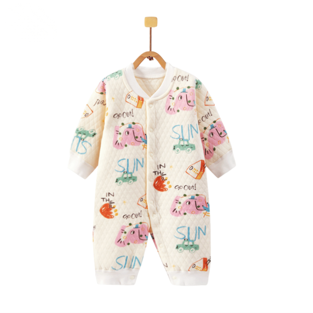 Cute Elephant Newborn Romper