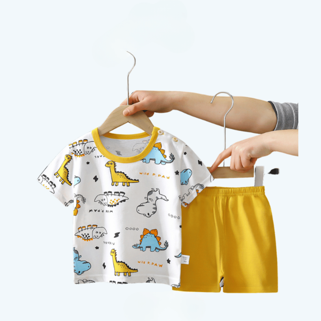 Color Dino Kids T-Shirt Set
