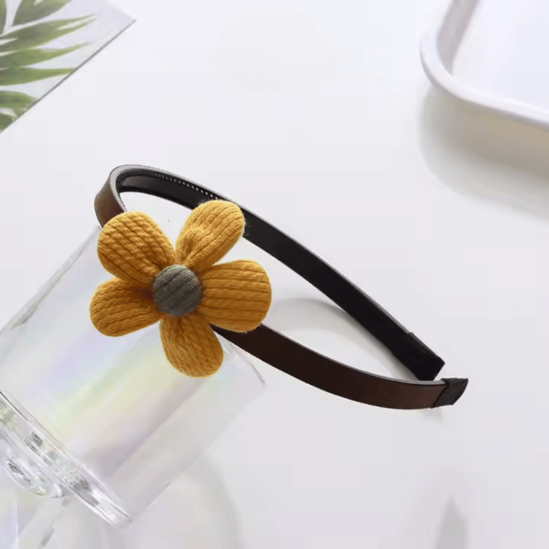 Cute Flower Bow Headband for Girls