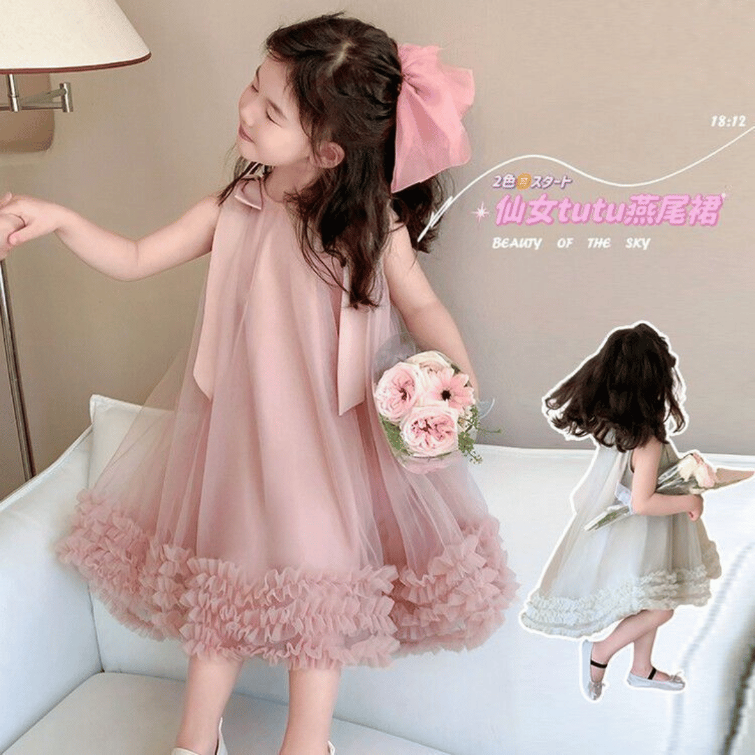 Western Style Soft Mesh Princess Dress