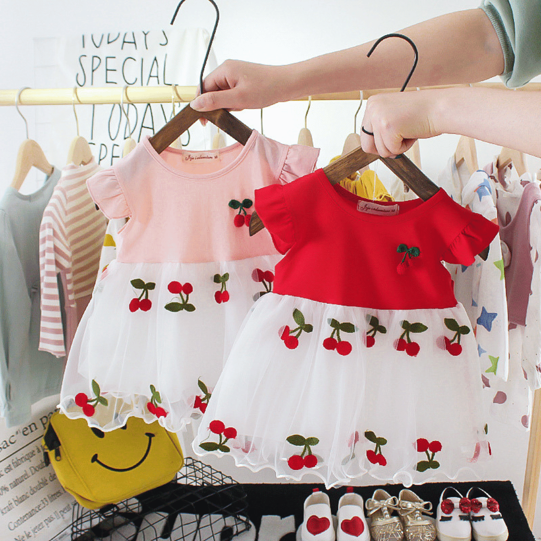 Sweet Cherry Party Dress