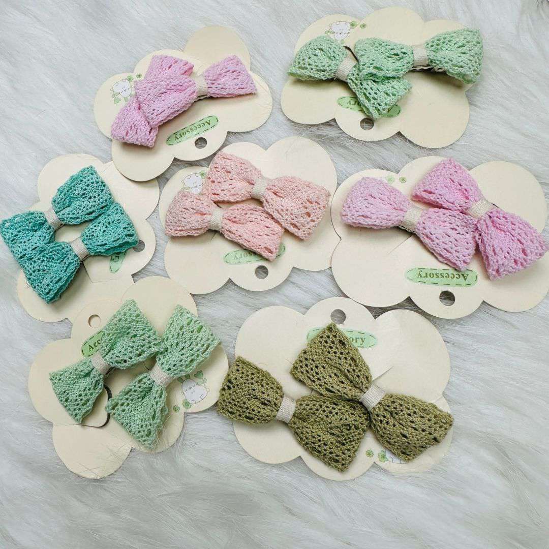 Fringe Ball Hair Clips