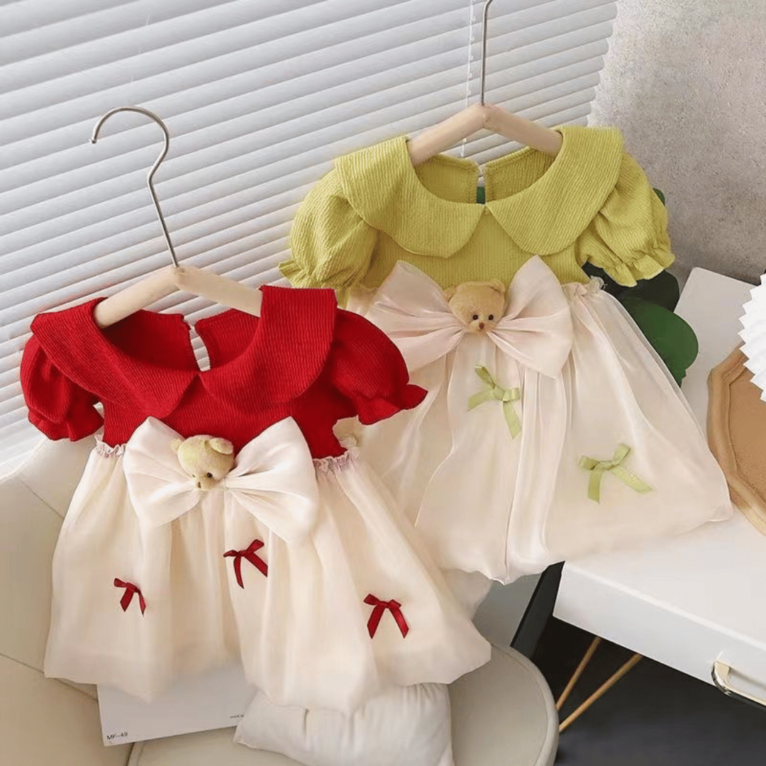 Ruby Bow Princess Dress