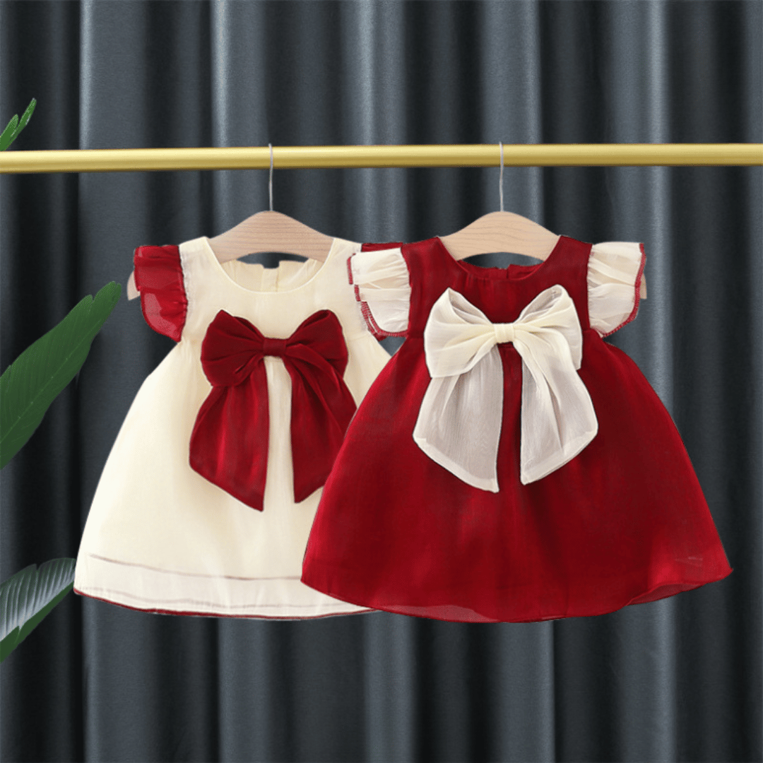 Baby Girl Big Bow Princess Dress