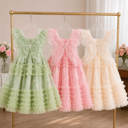 Butterfly Fairy Princess Party Dress