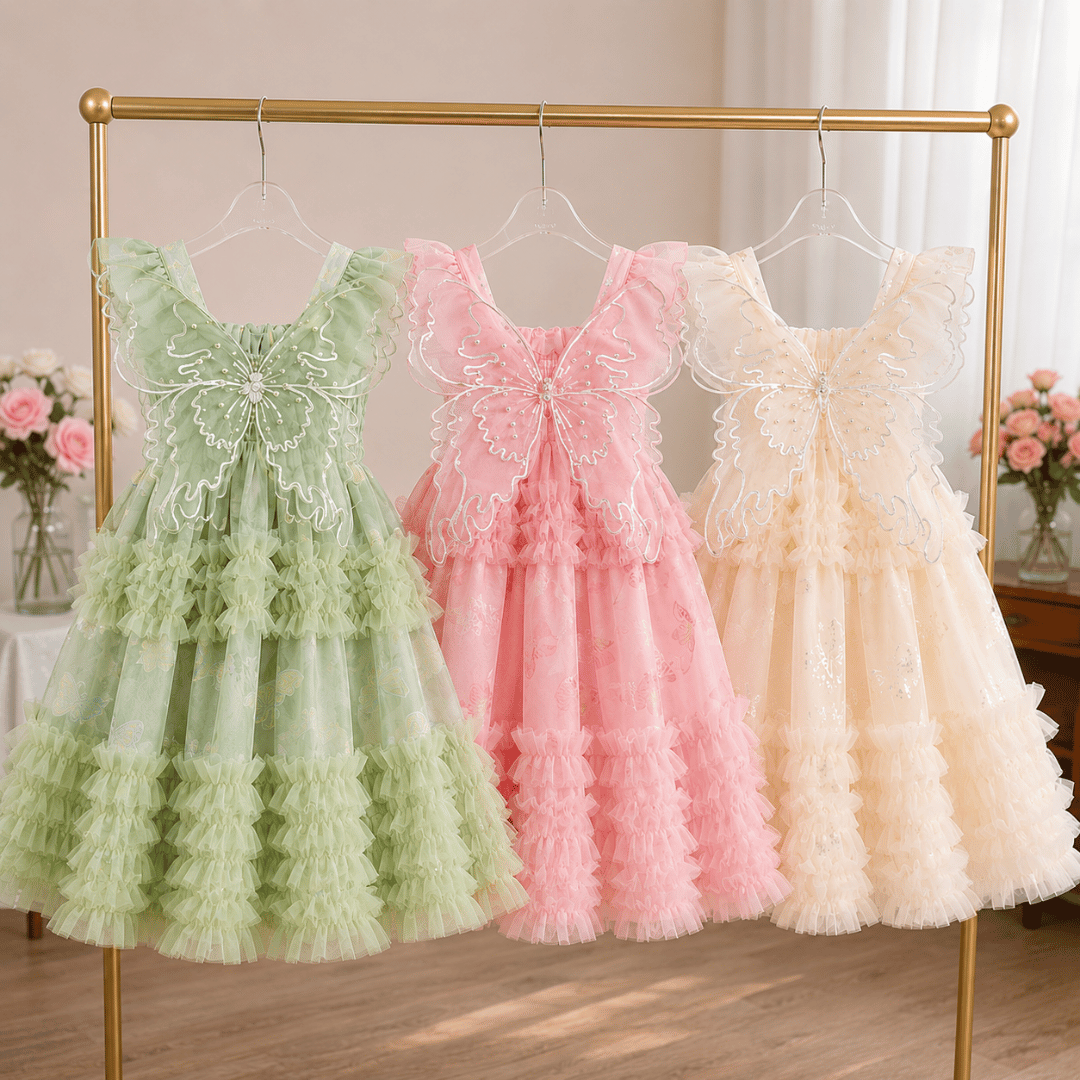Butterfly Fairy Princess Party Dress