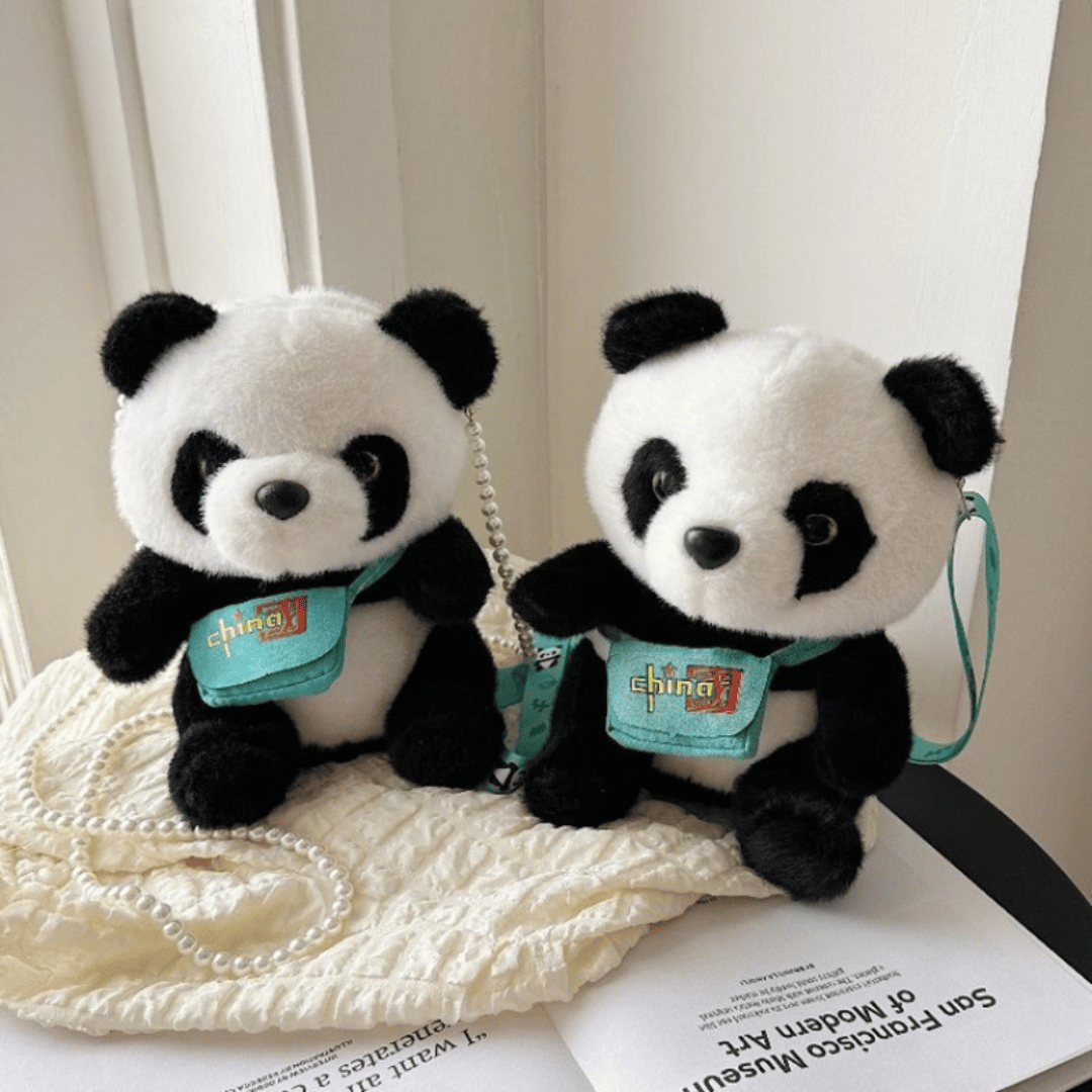Kids Panda Crossbody Shoulder Bag