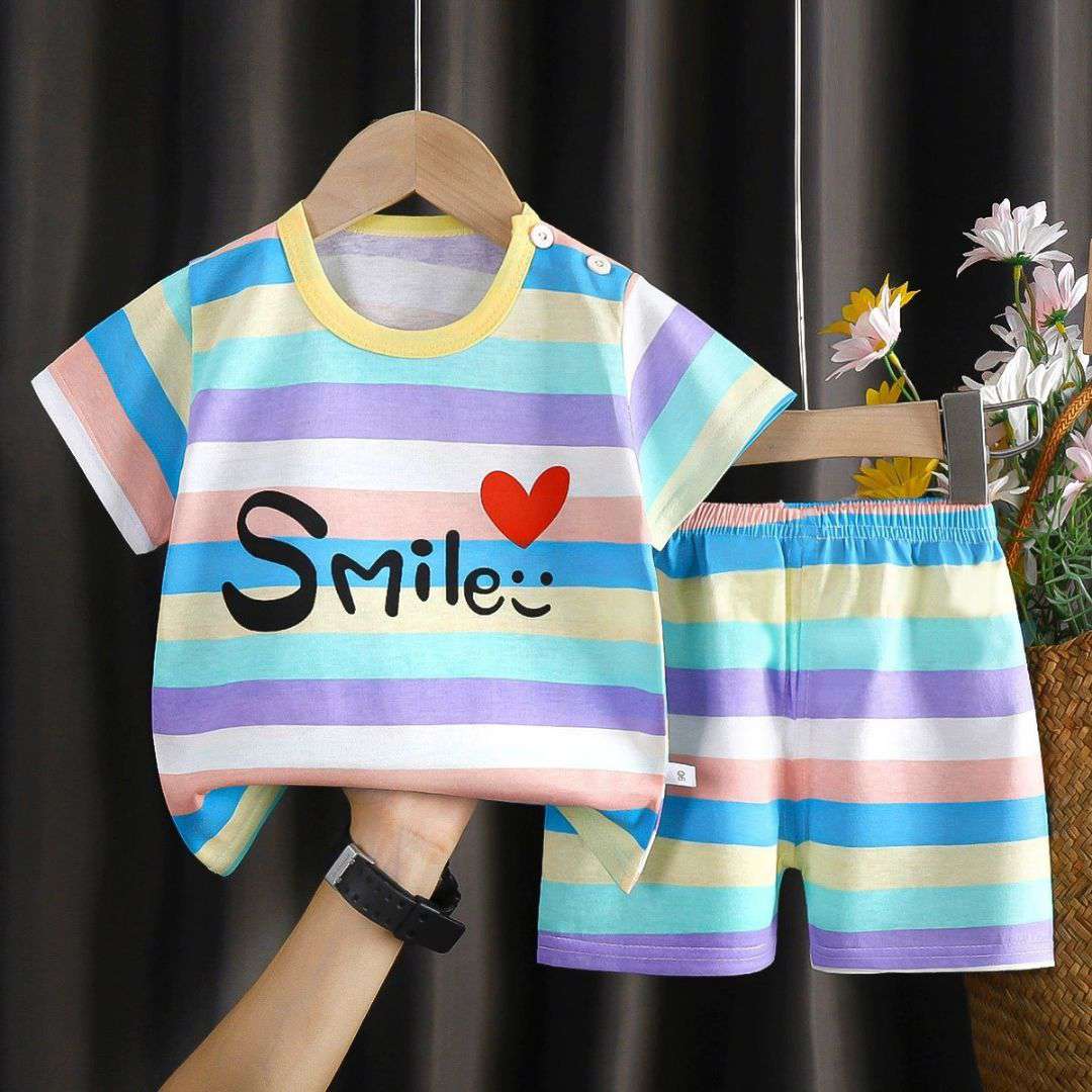 Happy Heart Cotton Summer Set