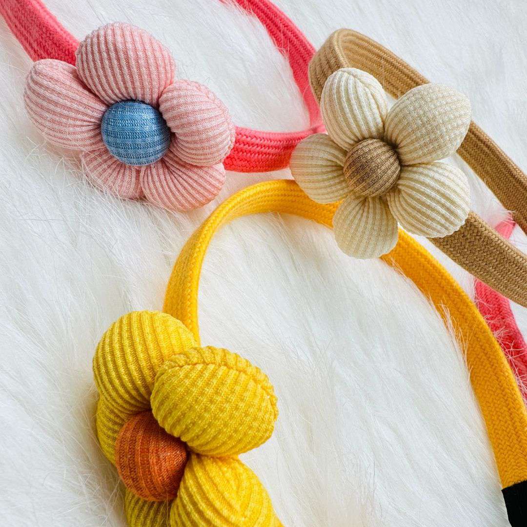 Cute Flower Bow Headband for Girls