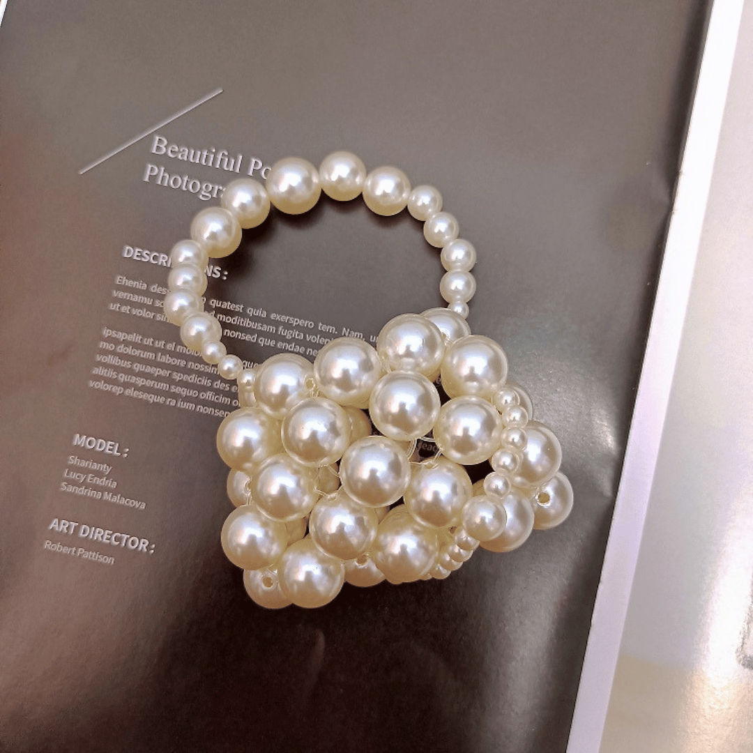Pearl Beaded Kinds Crossbody Bag