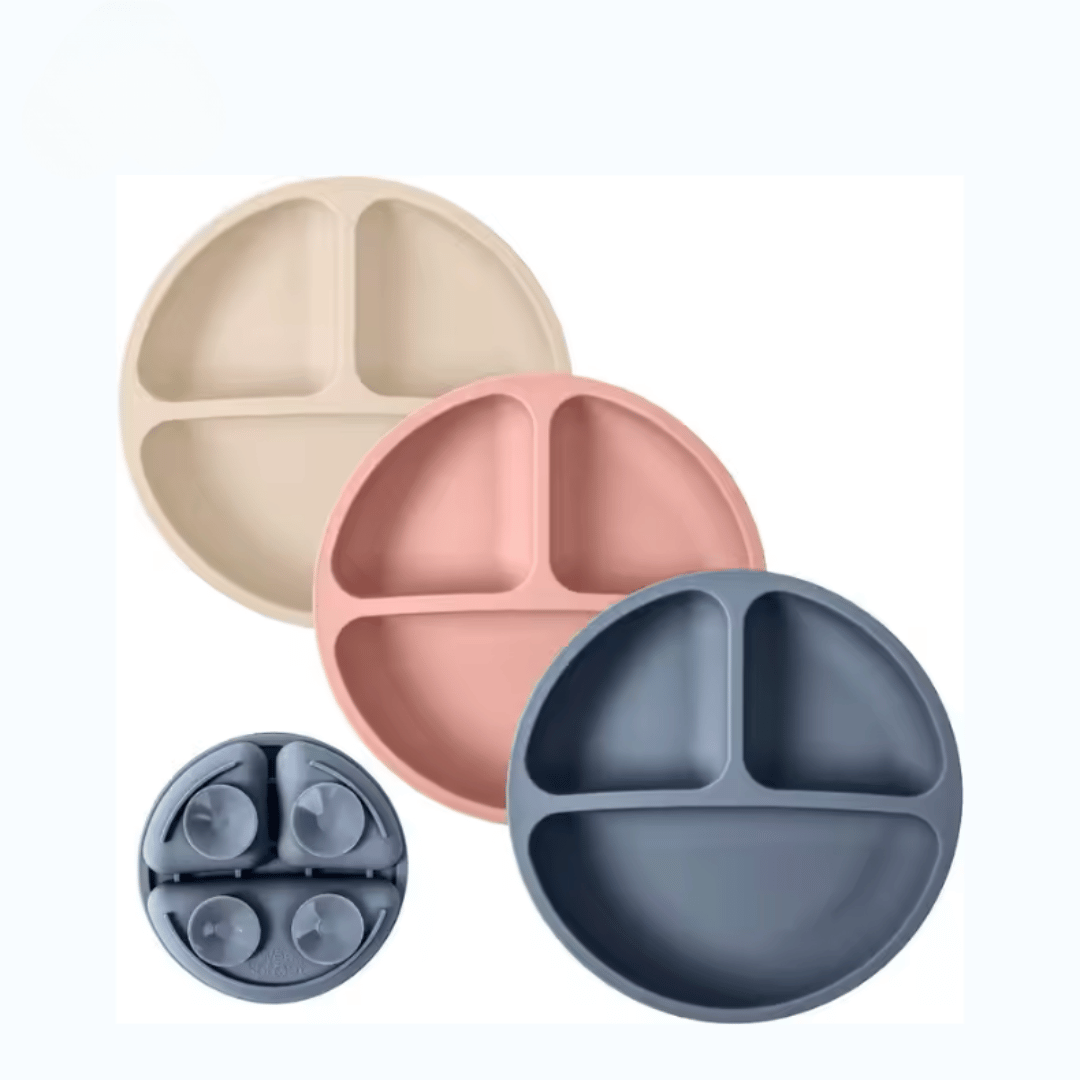 Ceramic Baby Feeding Bowl & Plate Set