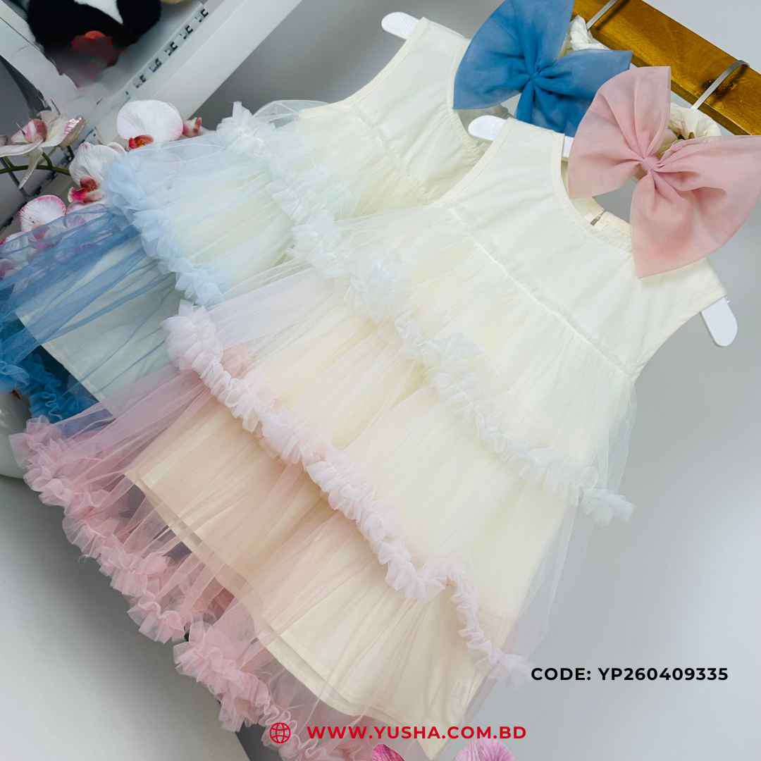 Tiered Tulle Princess Baby Dress