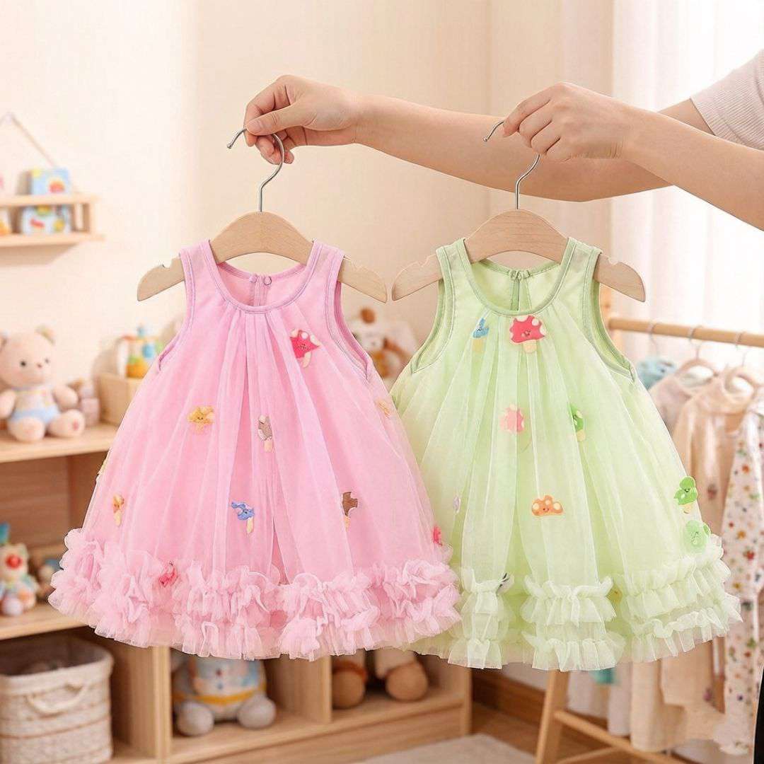 Mushroom Candy Princess Dress